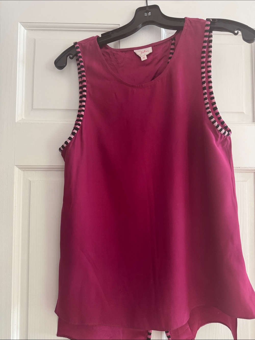 Parker sleeveless top.